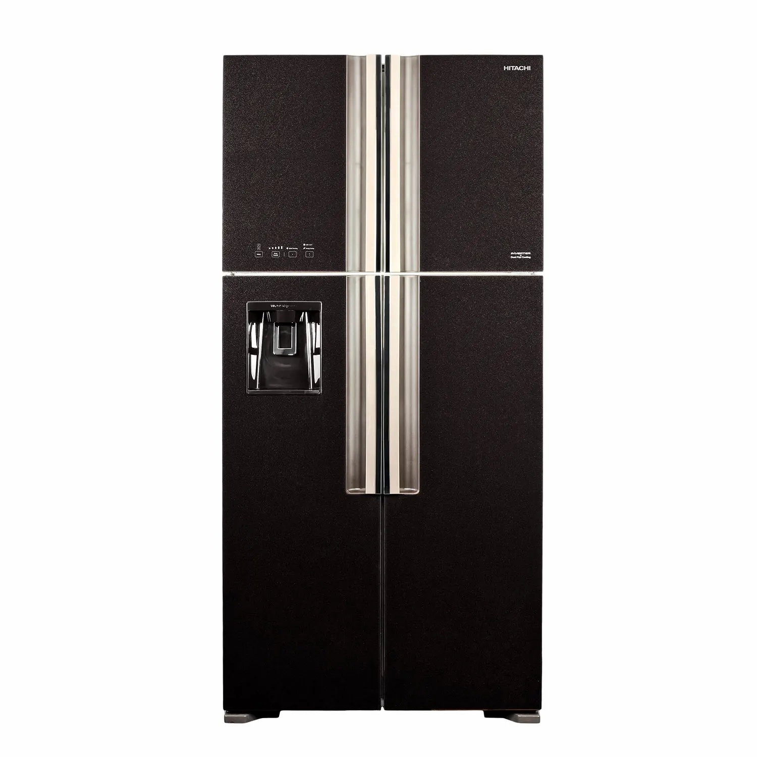 Hitachi Big French Refrigerator | R-W690P7PB | KD-GBK | 586 L hover